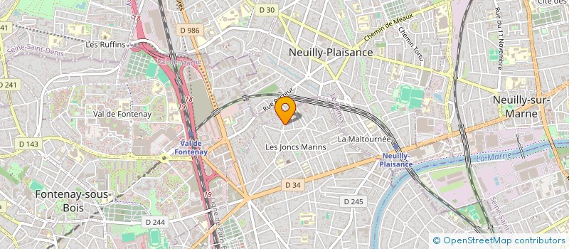 localisation de l'entreprise MADAME YAMINA AHRES à LE PERREUX-SUR-MARNE
