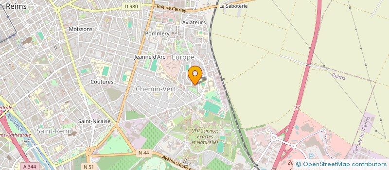 localisation de l'entreprise MADAME YAMINA AMICHE  REIMS