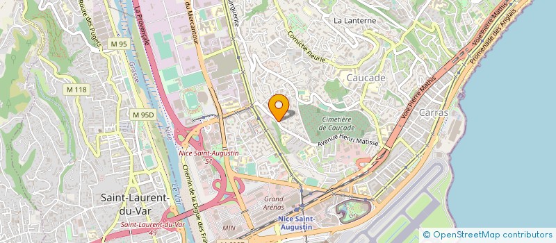 localisation de l'entreprise MADAME YAMINA AOUNALLAH à NICE
