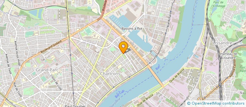 localisation de l'entreprise MADAME YAMINA BAOUCHE  BORDEAUX