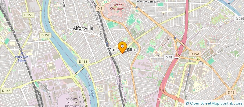 localisation de l'entreprise MADAME YAMINA BELOULHI  MAISONS-ALFORT