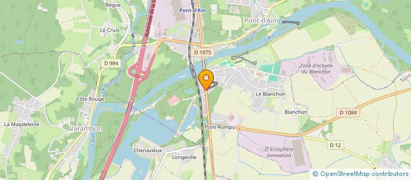 localisation de l'entreprise MADAME YAMINA BENALI  PONT-D'AIN