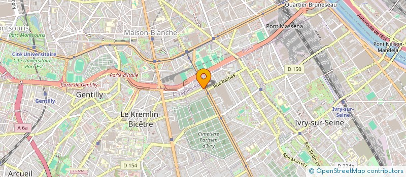 localisation de l'entreprise MADAME YAMINA BENATIA  IVRY-SUR-SEINE