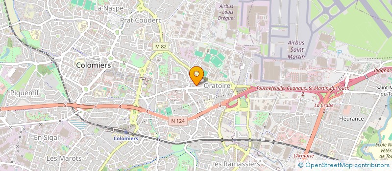 localisation de l'entreprise MADAME YAMINA BENOMAR à COLOMIERS