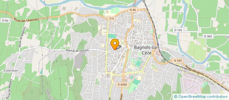 localisation de l'entreprise MADAME YAMINA BENTIR à BAGNOLS-SUR-CEZE