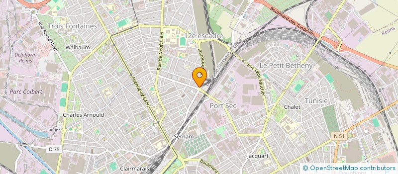 localisation de l'entreprise MADAME YAMINA BOUDRAA à REIMS
