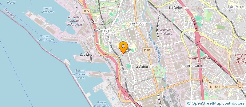 localisation de l'entreprise MADAME YAMINA BOUKELA à MARSEILLE