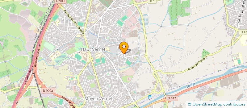 localisation de l'entreprise MADAME YAMINA BOUSEBHA  PERPIGNAN