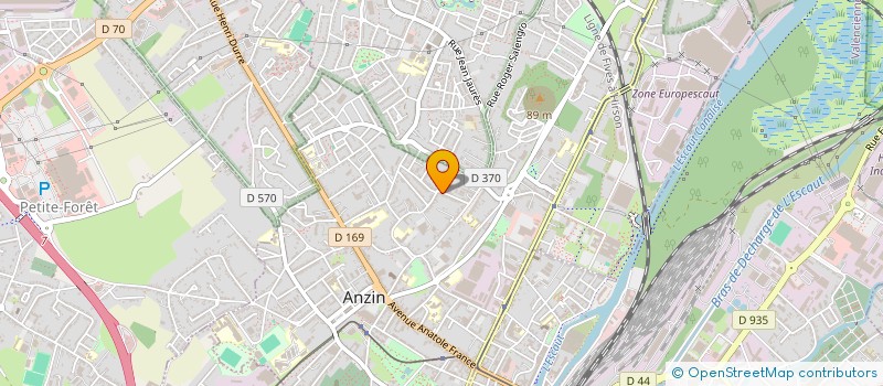 localisation de l'entreprise MADAME YAMINA BOUZIDI  ANZIN