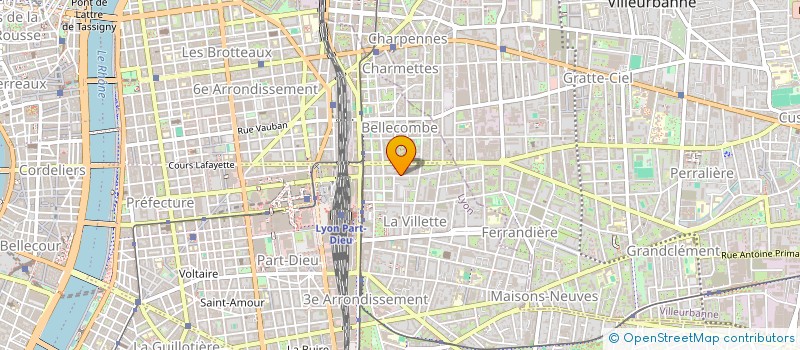 localisation de l'entreprise MADAME YAMINA CHABBAT à LYON