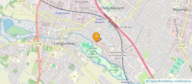 localisation de l'entreprise MADAME YAMINA CHERFAOUI  CHILLY-MAZARIN