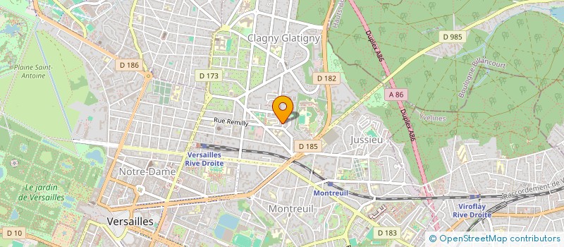 localisation de l'entreprise MADAME YAMINA CHISTEL à VERSAILLES