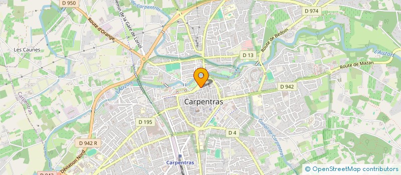 localisation de l'entreprise MADAME YAMINA CHOAIBI  CARPENTRAS