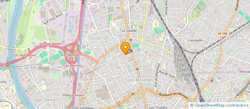 localisation de l'entreprise MADAME YAMINA CHTOUROU  TOULOUSE