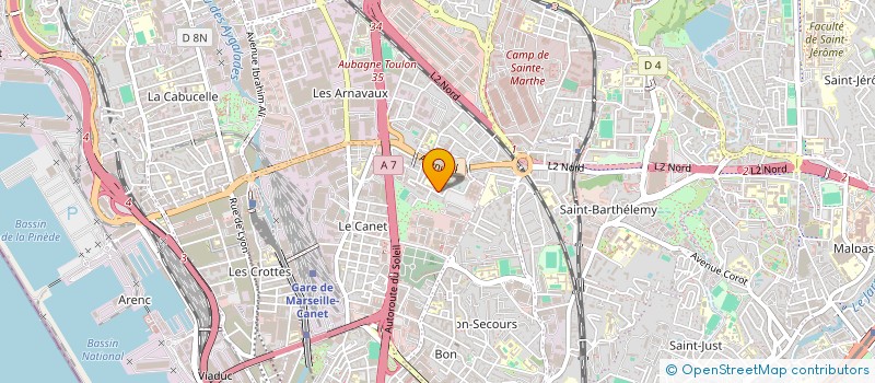 localisation de l'entreprise MADAME YAMINA DJOUADI à MARSEILLE
