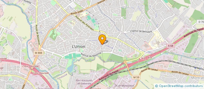 localisation de l'entreprise MADAME YAMINA ELISAOUI à L'UNION