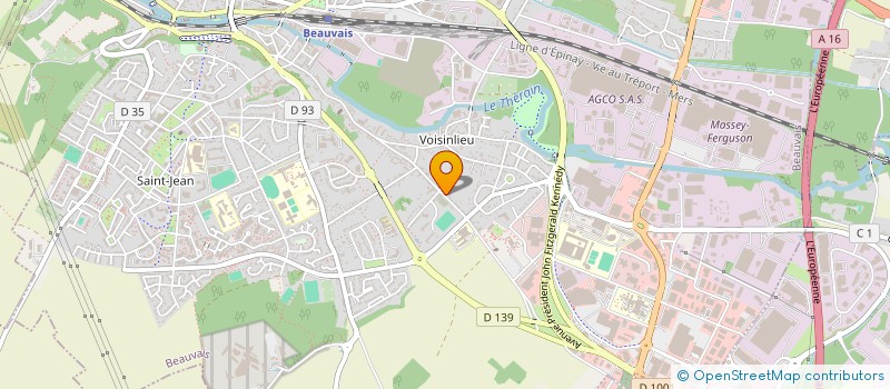 localisation de l'entreprise MADAME YAMINA FEKIR  BEAUVAIS