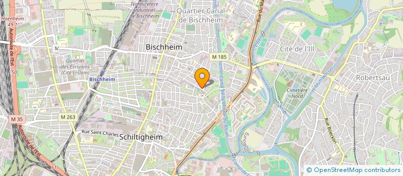 localisation de l'entreprise MADAME YAMINA GALLOUCH  BISCHHEIM