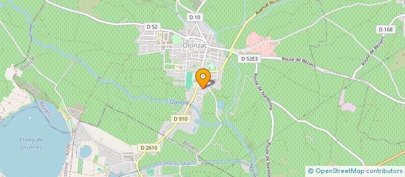 localisation de l'entreprise MADAME YAMINA GARMA  OLONZAC