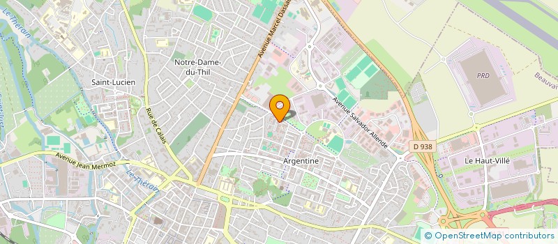 localisation de l'entreprise MADAME YAMINA GUEMMAR  BEAUVAIS