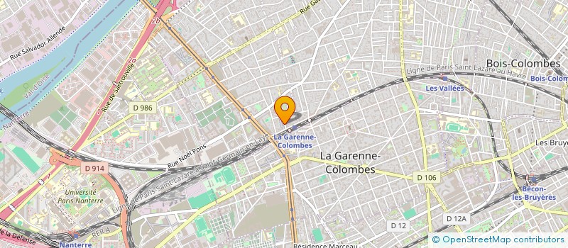 localisation de l'entreprise MADAME YAMINA HACINI  COLOMBES