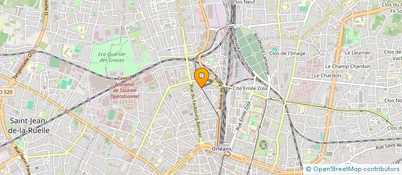 localisation de l'entreprise MADAME YAMINA HADJ MESSAOUD à ORLEANS