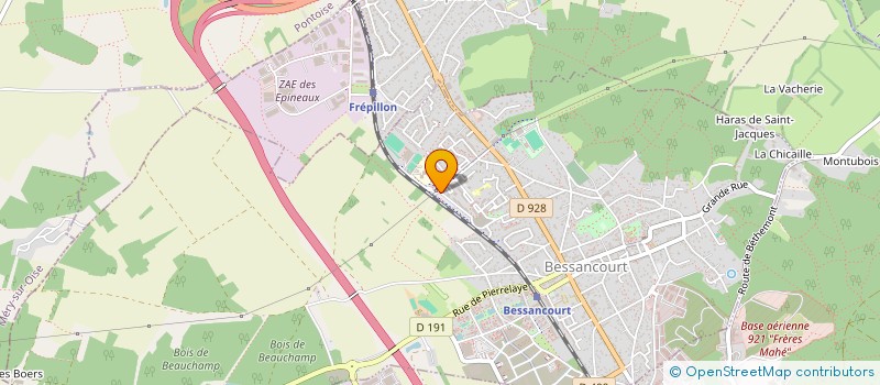 localisation de l'entreprise MADAME YAMINA KABKOUB  BESSANCOURT