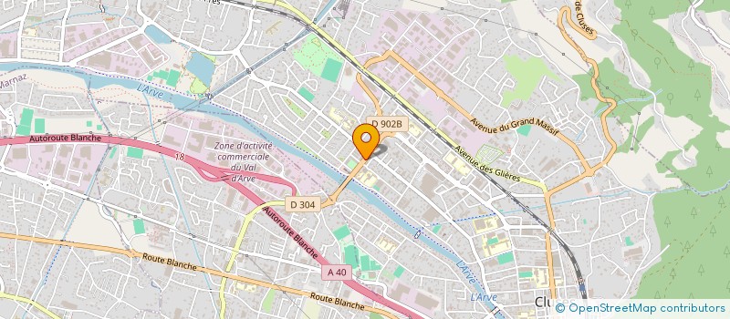 localisation de l'entreprise MADAME YAMINA KAYOUS  CLUSES