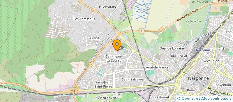 localisation de l'entreprise MADAME YAMINA KHELILICHE à NARBONNE