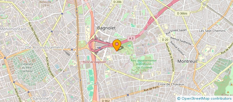 localisation de l'entreprise MADAME YAMINA MAHAMMEDI à BAGNOLET