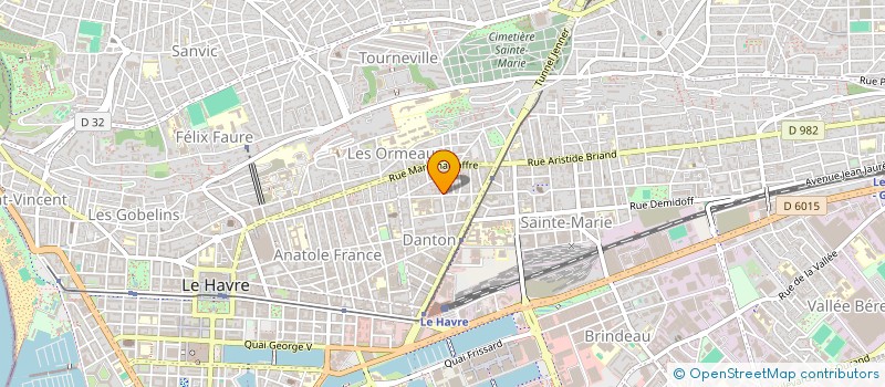 localisation de l'entreprise MADAME YAMINA MATMAR à LE HAVRE