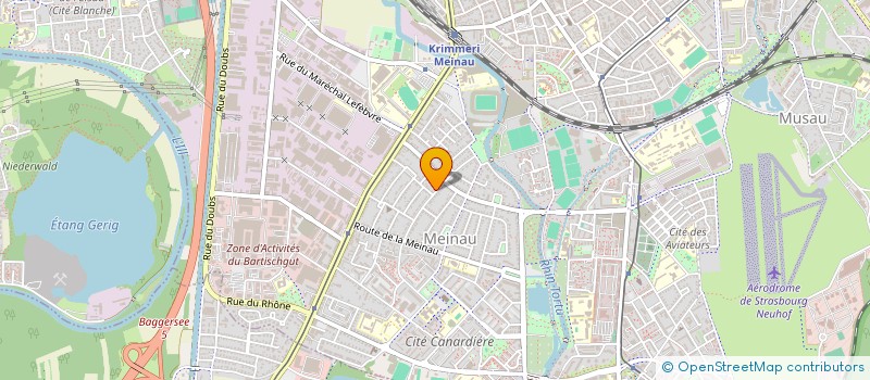 localisation de l'entreprise MADAME YAMINA MERAH à STRASBOURG