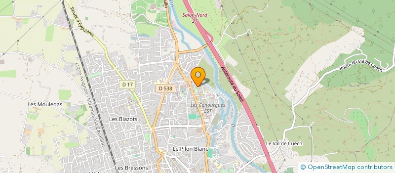 localisation de l'entreprise MADAME YAMINA MOULAY  SALON-DE-PROVENCE