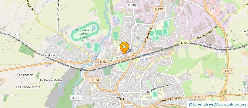 localisation de l'entreprise MADAME YAMINA NASSIRI  VIRE-NORMANDIE