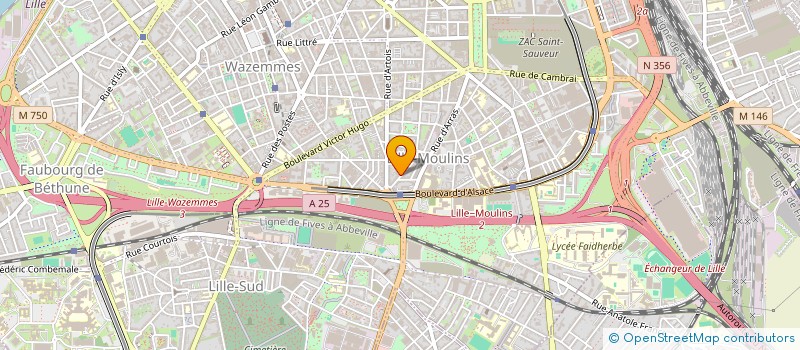localisation de l'entreprise MADAME YAMINA RAHMANI à LILLE