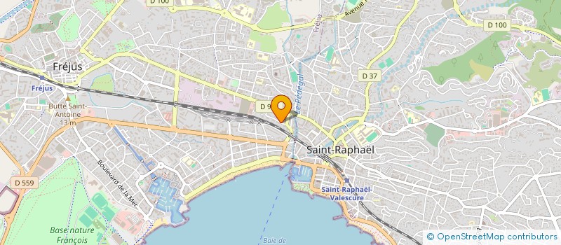 localisation de l'entreprise MADAME YAMINA REBBANI  FREJUS