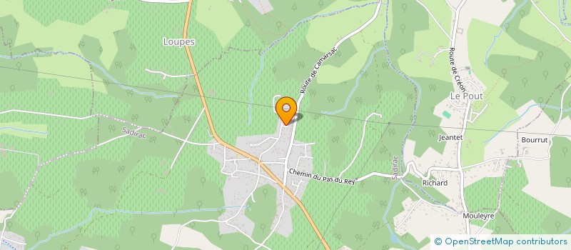 localisation de l'entreprise MADAME YAMINA TAJDIRT  SADIRAC