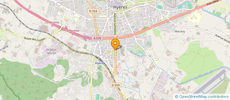 localisation de l'entreprise MADAME YAMINA ZIOVANE  HYERES