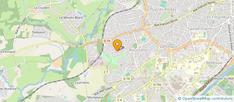 localisation de l'entreprise MADAME YAMINQ OUCHERIF à LIMOGES