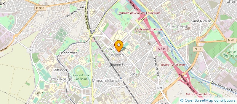 localisation de l'entreprise MADAME YAMNA BENKOULA à REIMS