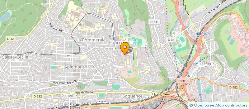 localisation de l'entreprise MADAME YAMNA BIFNZI  LE HAVRE