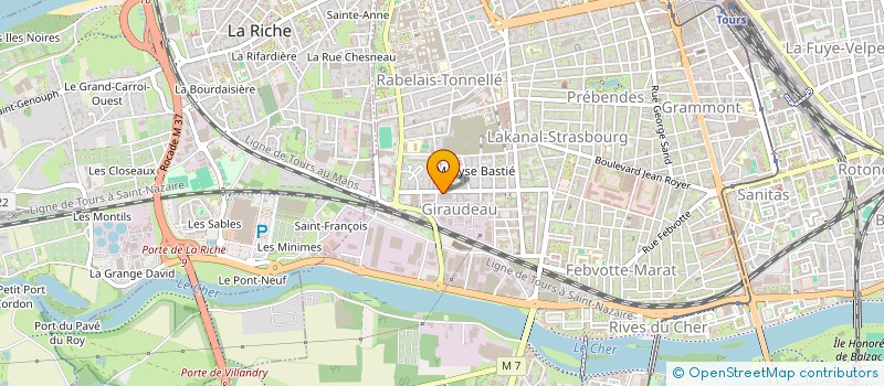 localisation de l'entreprise MADAME YAMNA BOUCETTA  TOURS