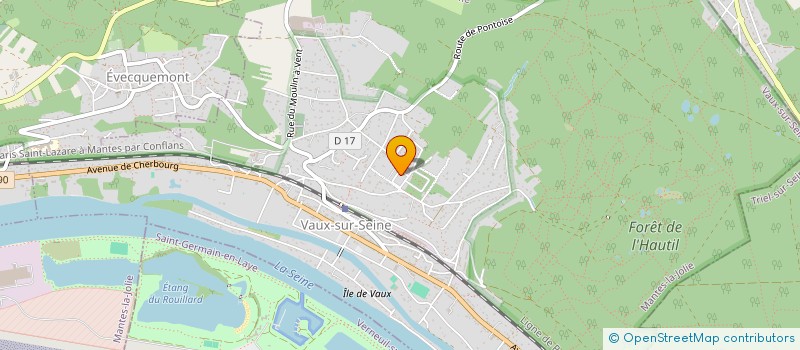 localisation de l'entreprise MADAME YAMNA BOUGAYOU  VAUX-SUR-SEINE