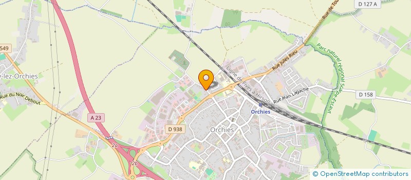 localisation de l'entreprise MADAME YAMNA TAHIR  ORCHIES