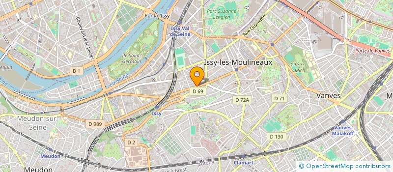 localisation de l'entreprise MADAME YAN CHEN à ISSY-LES-MOULINEAUX