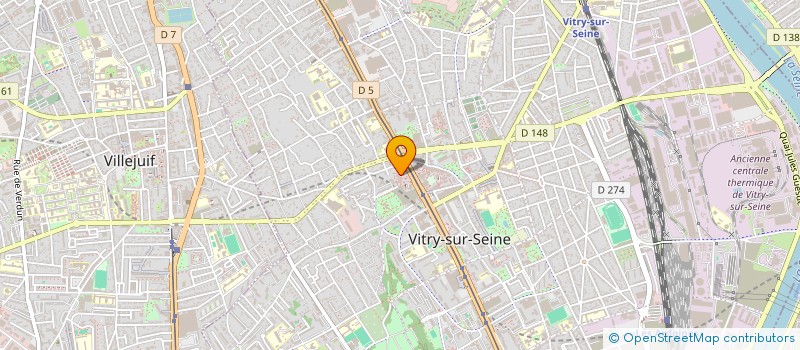 localisation de l'entreprise MADAME YAN CHENG à VITRY-SUR-SEINE