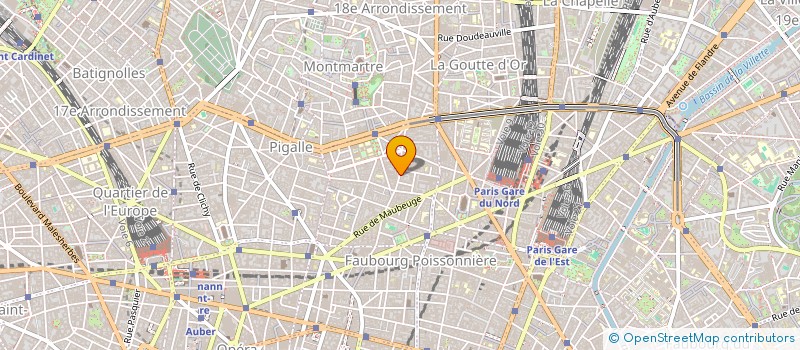 localisation de l'entreprise MADAME YAN FANG YANG  PARIS