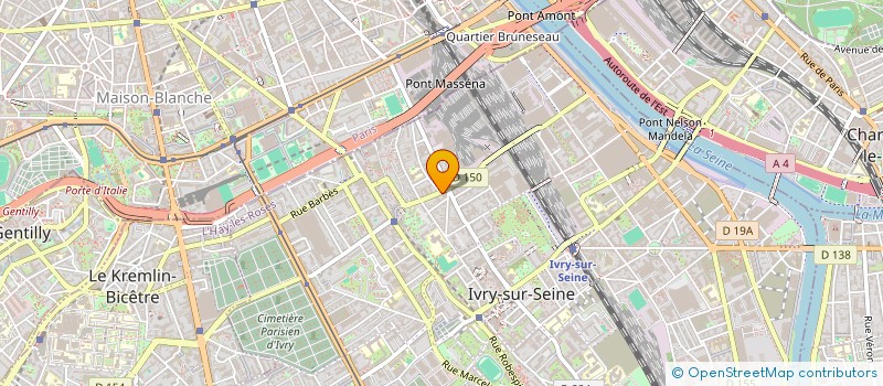 localisation de l'entreprise MADAME YAN GAO  IVRY-SUR-SEINE