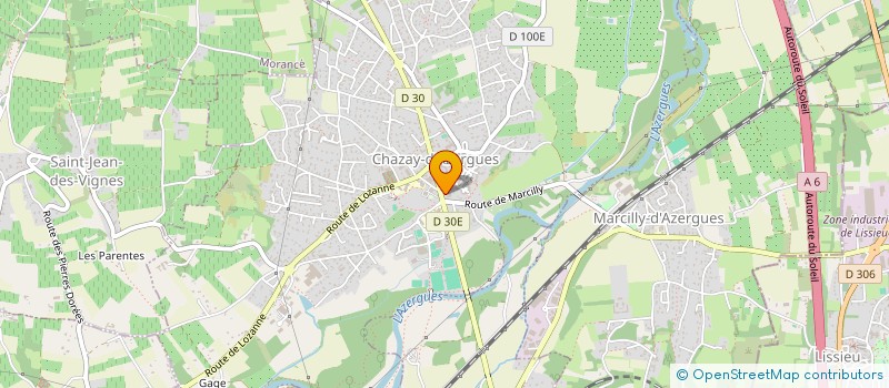 localisation de l'entreprise MADAME YAN HE  CHAZAY-D'AZERGUES