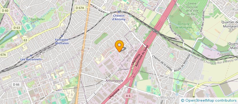 localisation de l'entreprise MADAME YAN JI à ANTONY